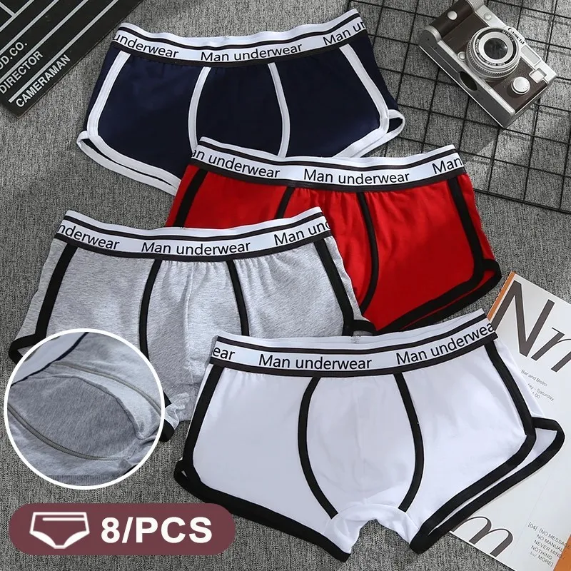 Boxer Shorts Underpants High Quality Cotton Sleep Male Shorts Men's Panties Men Boxer Casual Pants Man Underwear