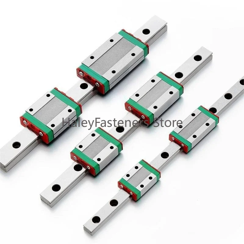 2pcs MGN12H MGN12C MGN7H MGN7C MGN9H MGN9C MGN15H MGN15C Carriage Block Black for MGN9 MGN7 MGN12 MGN15 Miniature Linear Guide
