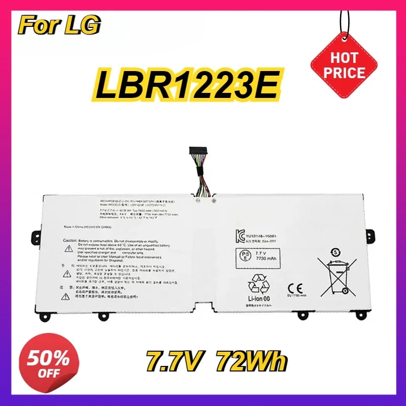 

New LBR1223E 72Wh Laptop Battery for LG Gram 13Z970 14Z970 15Z975 15Z970 13Z970.G.AA53C 13Z975 14Z980 15Z98 14Z970A 4 Cells