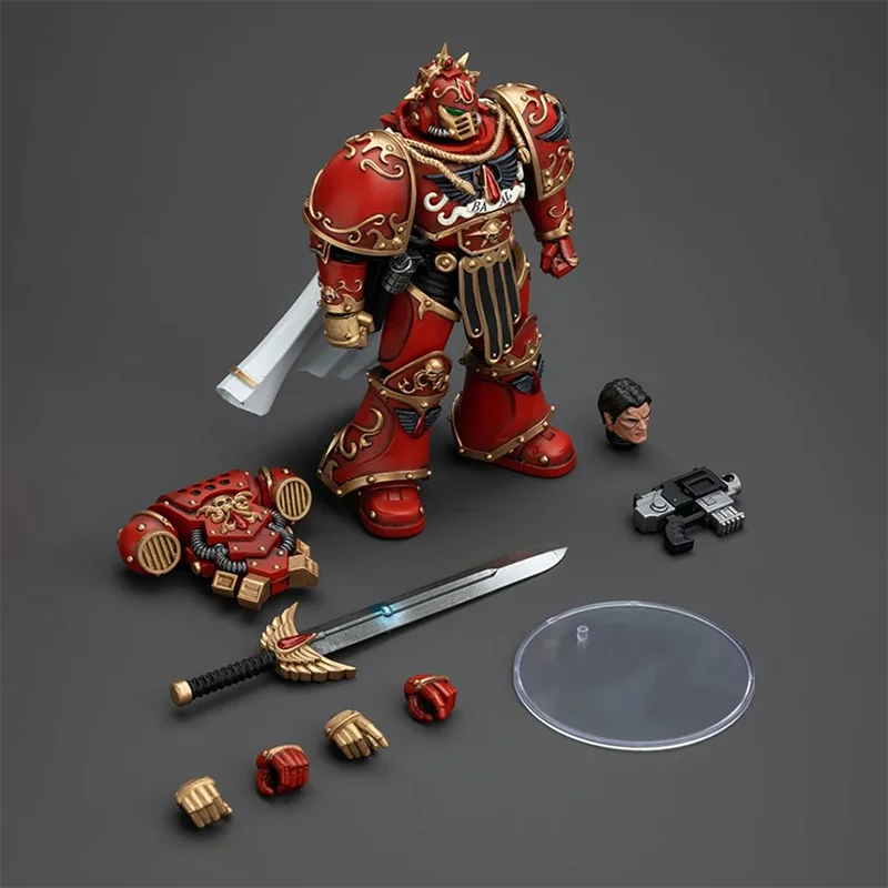 JOYTOY Warhammer Horus Heresy ตัวเลขการกระทํา 1/18 Scale Blood Angels Legion Praetor ก้องทหารรุ่นของเล่นเด็กของขวัญ