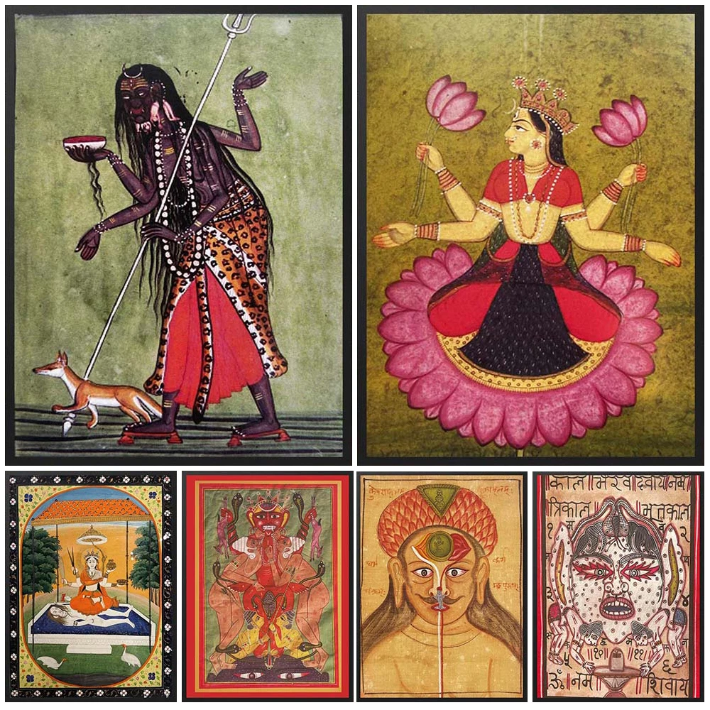 

Religion Hinduism Mythology God Shiva Posters Wall Pictures For Living Room Decor Poster Wall Art Canvas Painting Unframed