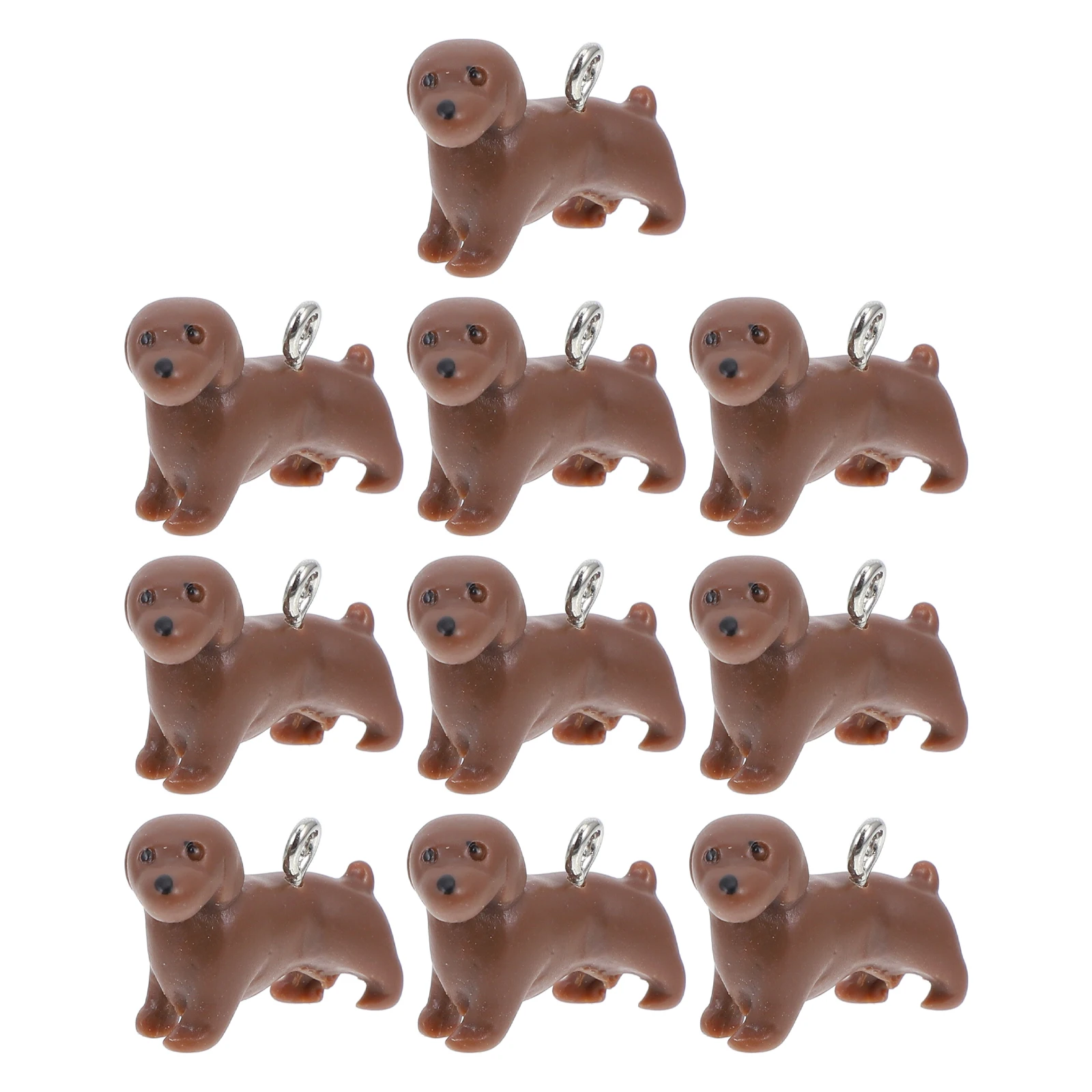 

10pcs Resin Dog Pendant Cute Dachshund Charms Diy Jewelry Making Bracelet Necklace Accessories Animal Balloon Puppy Enamel