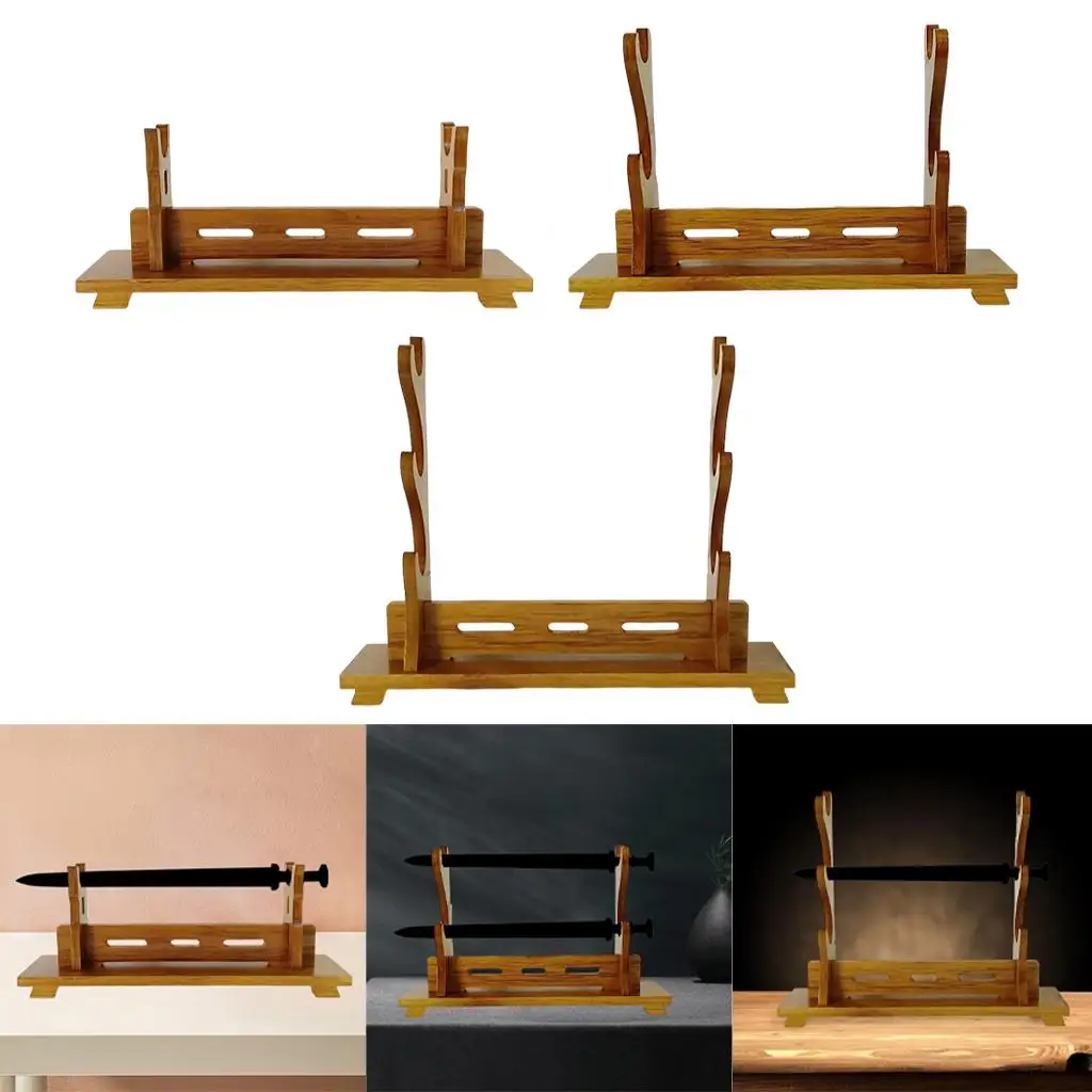 

1/2/3-слойная подставка для самурайского меча, вешалка для хранения, дисплей, световой меч из цельного дерева