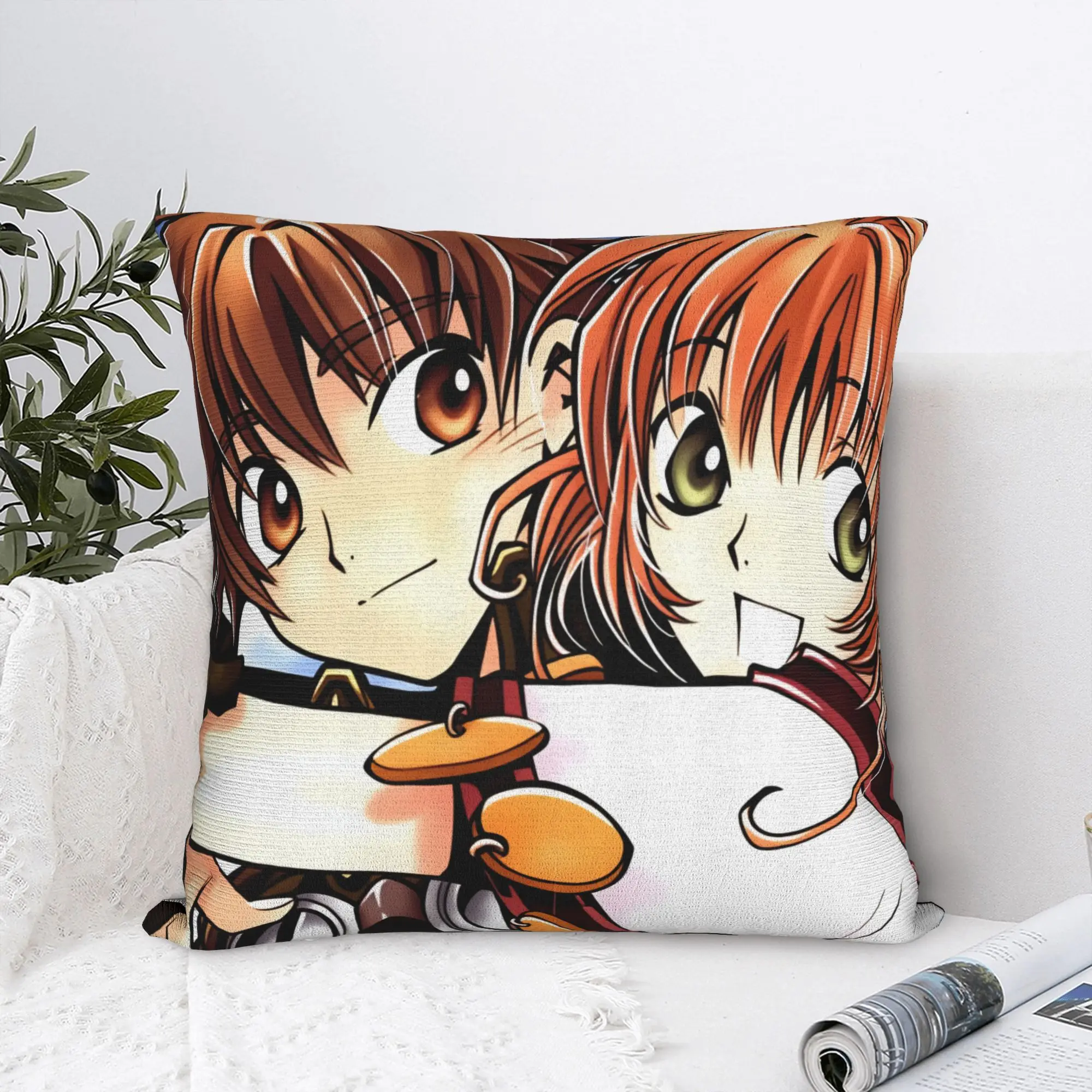 Tsubasa Sakura Syaoran Pillow Cover  Soft Cushion Cover Morden Pillow Case For Living Room Bed Chair