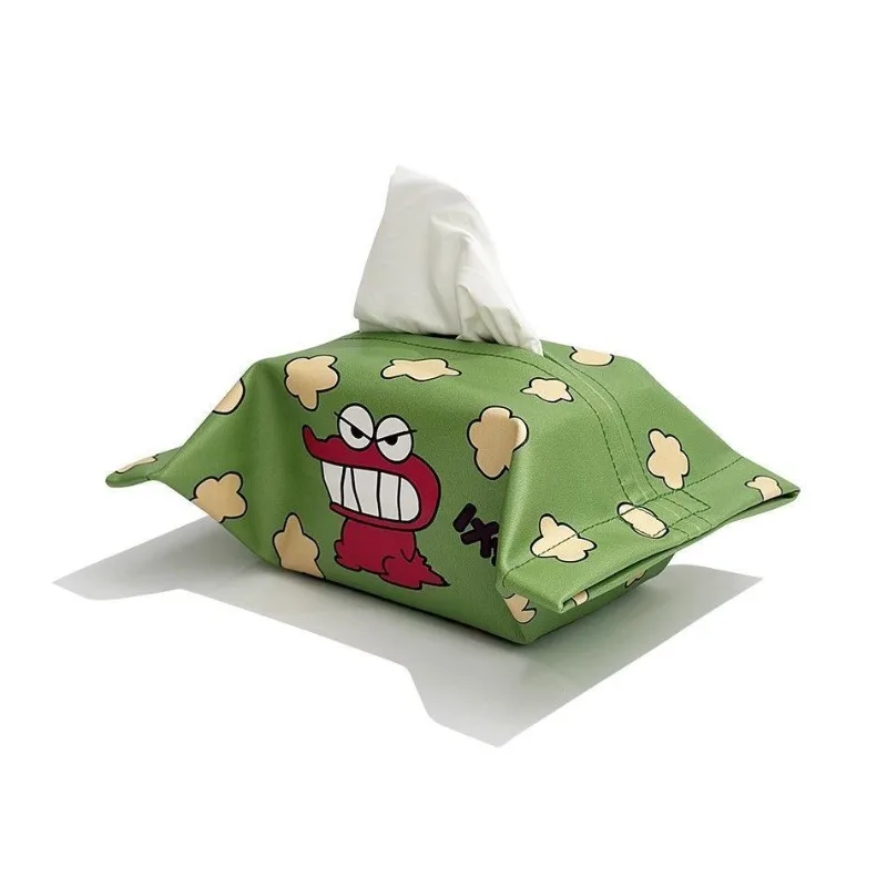 

Waniyama San Tissue Box Crayon Shin-chan Peripheral Practical Convenient Cartoon Box Creativity Cute in-vehicle Tissue Box