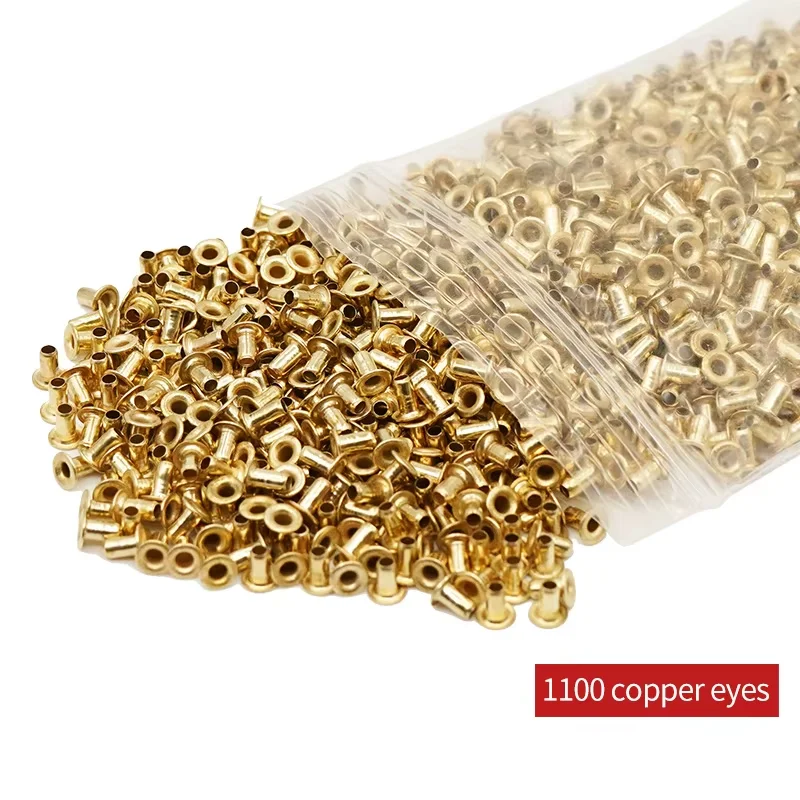 1100 Pcs Beekeeping Tools Bee Beehive Nest Box Threading Hole Bees Nest Box Nest Foundation Copper Eye Hive Copper Eyes