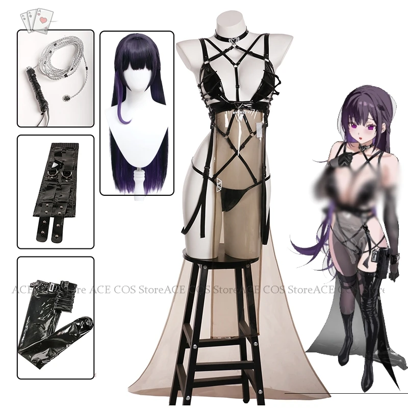 

Mihara Strap Style Bonding Chain Outfit Nikke Goddess of Victory Halloween Cosplay Costume Sexy Hot Cosplay Disfraz Mujer Carni