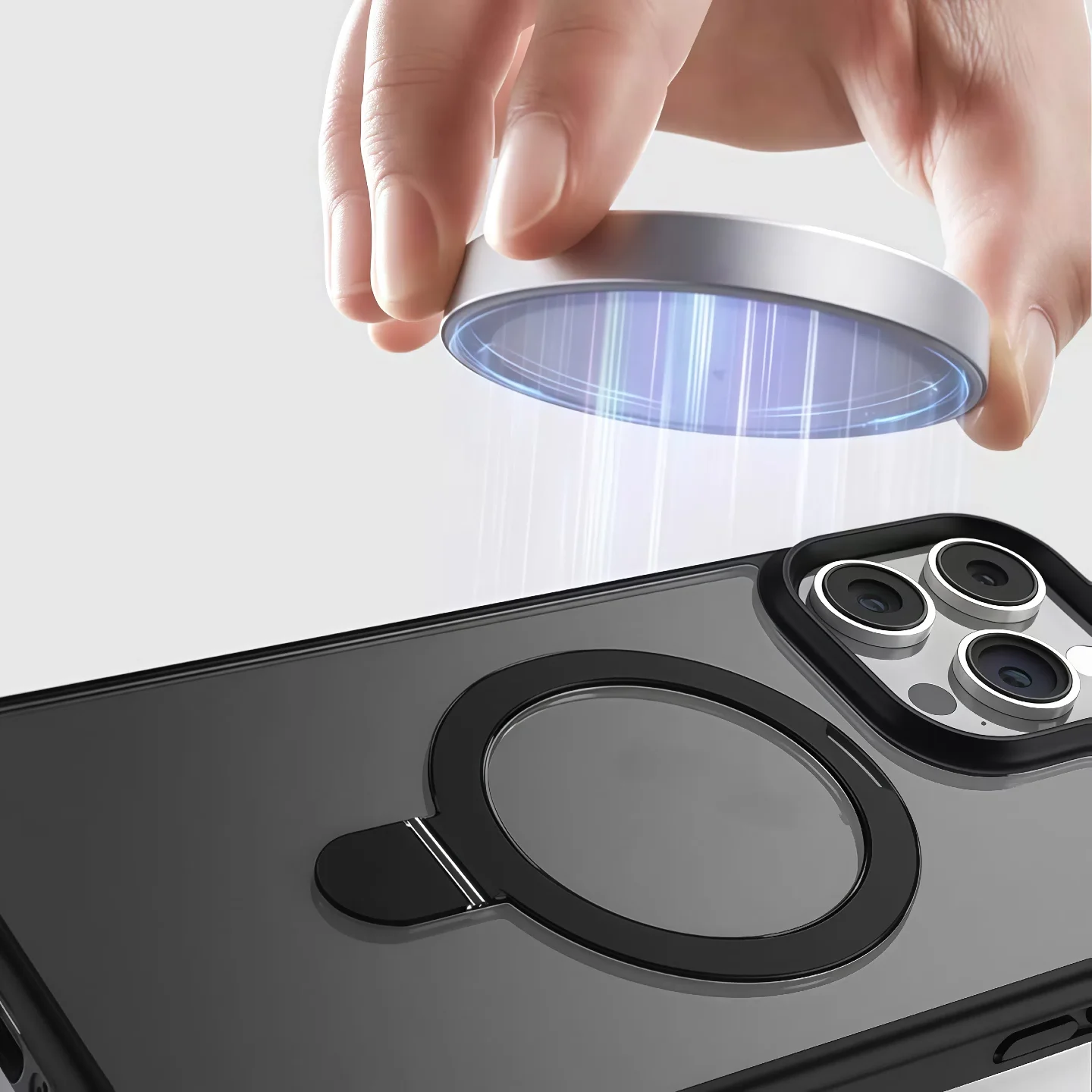 Para iPhone 16/17 Pro Max Capa de telefone magnética - Carregamento sem fio MagSafe e proteção total