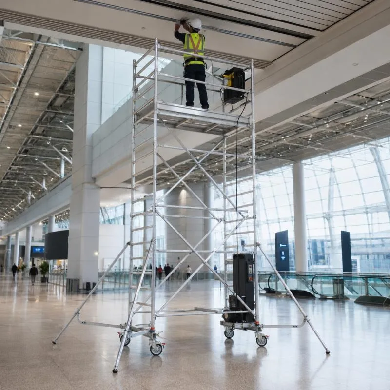 Industrial Electric Suspended Platform Construction Scaffold Gondola Lift for Building Facade Painting Cleaning Plastering