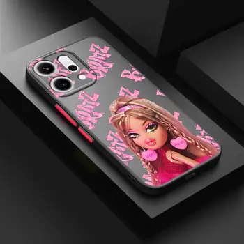 全新可愛娃娃 Bratz 電鍍手機殼,適用於 Vivo V50 X70 V29 V25E V23E V21 V20 V19 V17 V15 V11i Y19 Y17 Y16 Y15S Y04 手機殼 12 最佳銷售 布拉茨娃娃案 - №2
