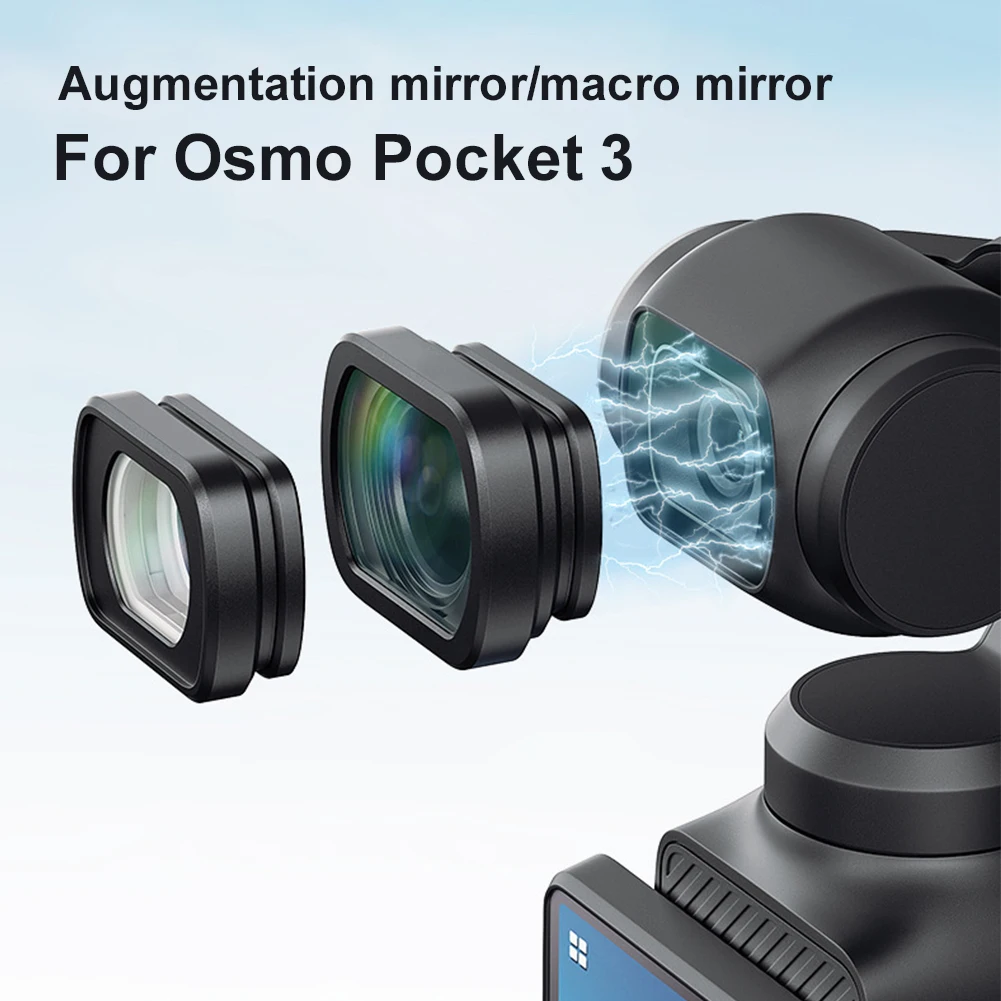 ل DJI Osmo Pocket 3 عدسة واسعة الزاوية المغناطيسي 1.5X عدسة المقربة ل DJI Osmo Pocket3 كاميرا صورة مرفق الملحقات