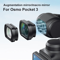 For DJI Osmo Pocket 3 Wide-Angle Lens Magnetic 1.5X Telephoto Lens for DJI Osmo Pocket3 Camera Photograph Attachment Accessories