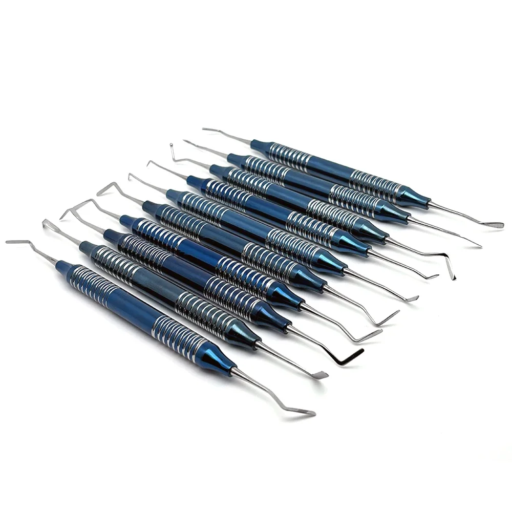 

10 Pcs Dental Composite Filling Spatula Set for Aesthetic Restoration Resin Placement Instruments Kit