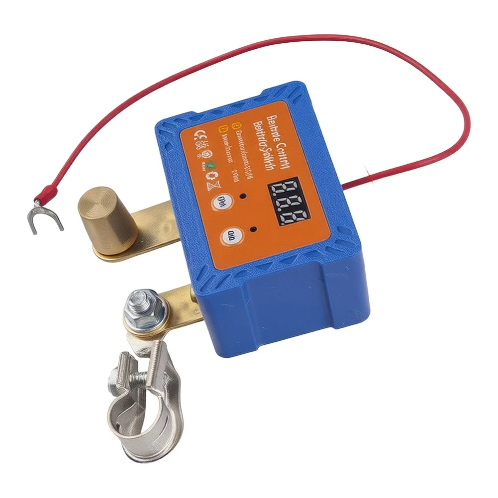 12V 24V For Battery Disconnect Switch 140A Remote Activation with Voltage Readout for Car Truck Tractor Boat Applications