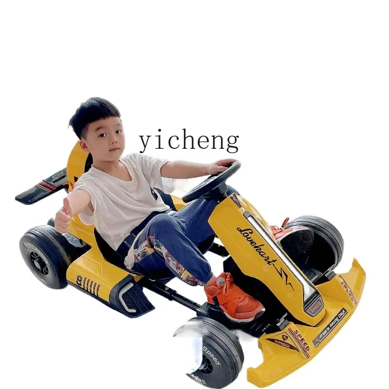 Super Large Electric Kart Toy Can Sit Children Drift Racing Car Driving Four-Wheel Car