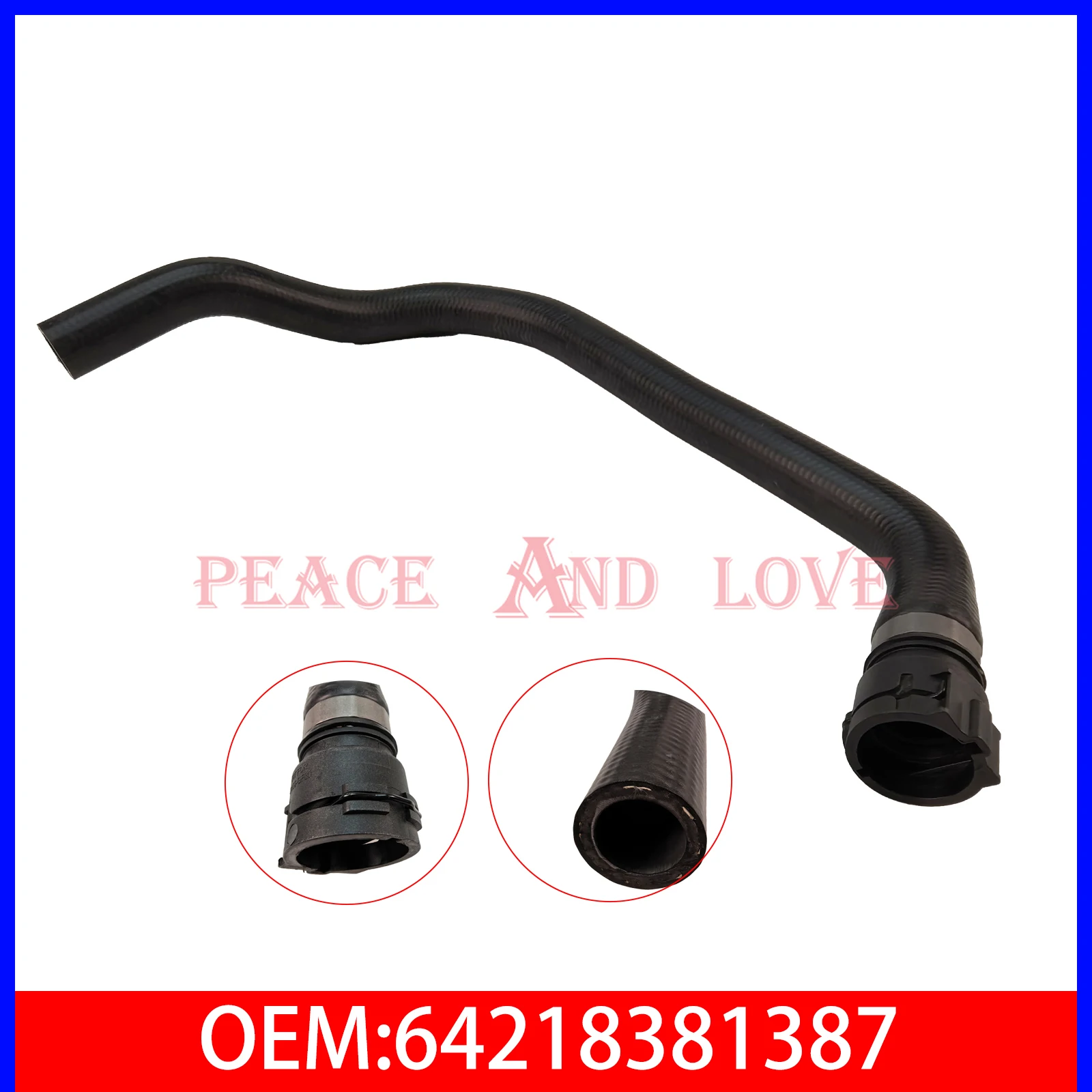 

64218381387 Совершенно новый шланг нагревателя впускного клапана для воды для BMW E53 X5 3.0i Sport 3.0L