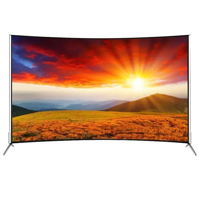 55-inch Full Screen 4K Voice LED Curved TV HDR 8K Decoding Artificial Full Screen LCD TV