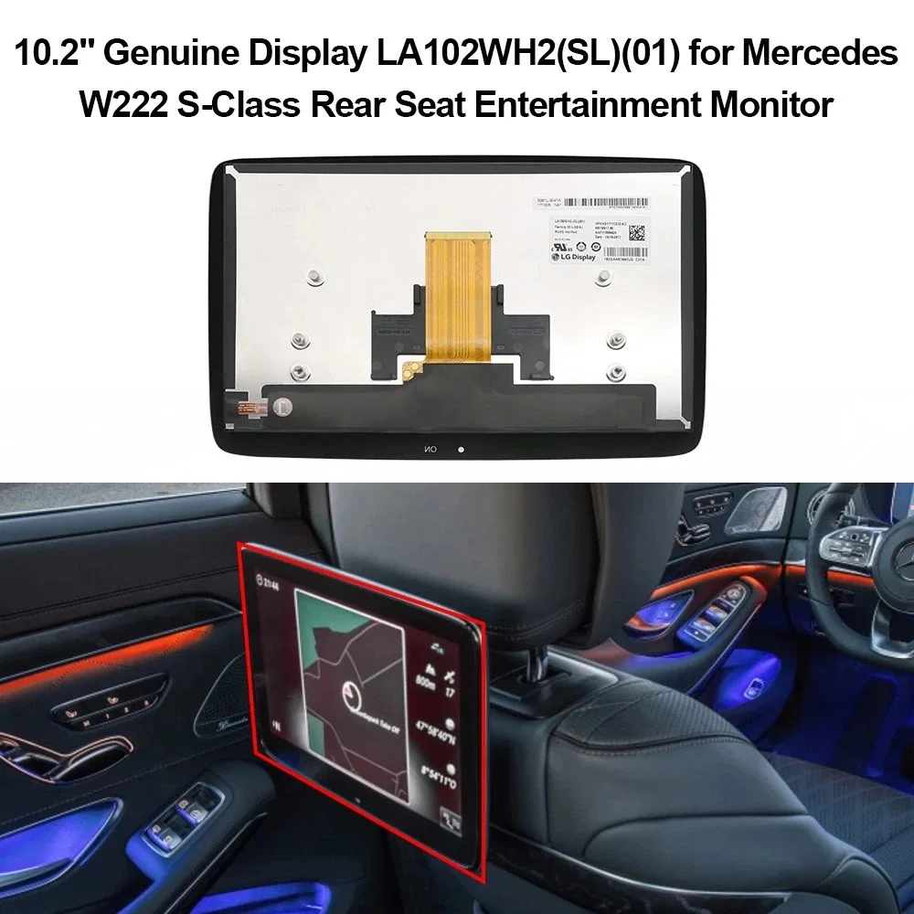 

10.2" Display LA102WH2(SL)(01) for Mercedes S-Class W222 Rear Seat Entertainment