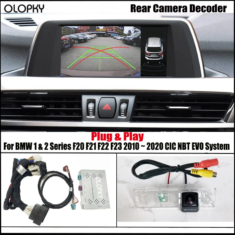 

Reverse Camera For BMW 1 & 2 Series F20 F21 F22 F23 2010 ~ 2020 OEM Screen / No Need Coded Upgrade Front Rear View Backup Camera