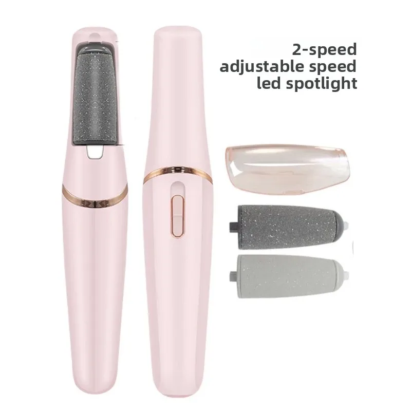 

Электрическая шлифовальная машинка для ног, новая модель, зарядка через USB, регулировка 2 уровня для удаления омертвевшей кожи и дермабразии, электрический инструмент для педикюра