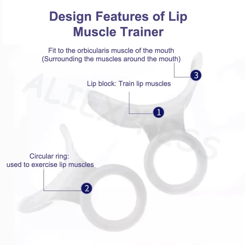 Lip Bite Prevention Device Stop Biting Lip Corrector Facial Muscle Training Aid Oral Hygiene Mouth Breathing Trainer