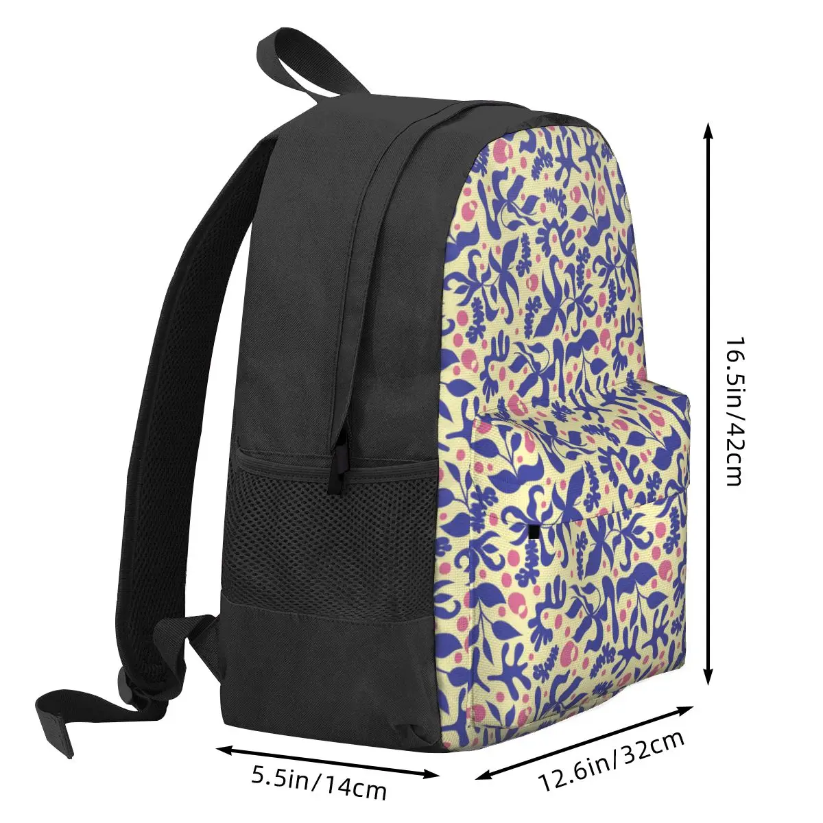 Matisse Art Colorful Women Backpack 3D Print Classical Student School Bag Laptop Mochila Boys Girls Large Capacity Shoulder Bag