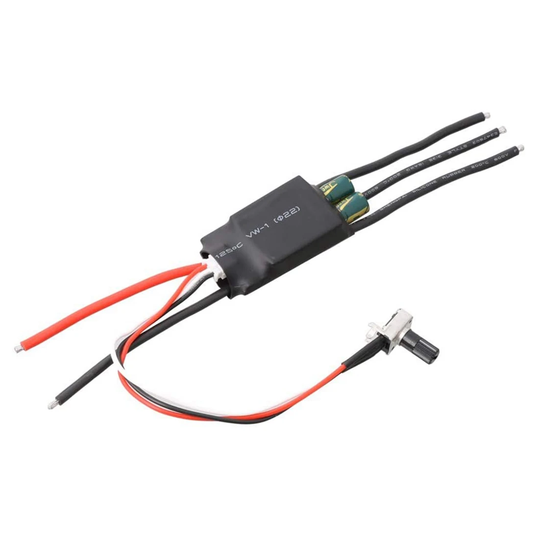 ABZV-DC 7-24V 200W BLDC controlador de Motor sin escobillas trifásico Hallless DC Motor placa de accionamiento regulador de velocidad
