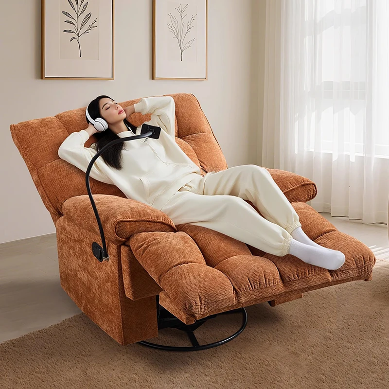 

Electric Recliner Single Sofa Relaxing Comfortable Convertible Massage Lazy Couch Armchair Adult Divano Letto Home Furniture
