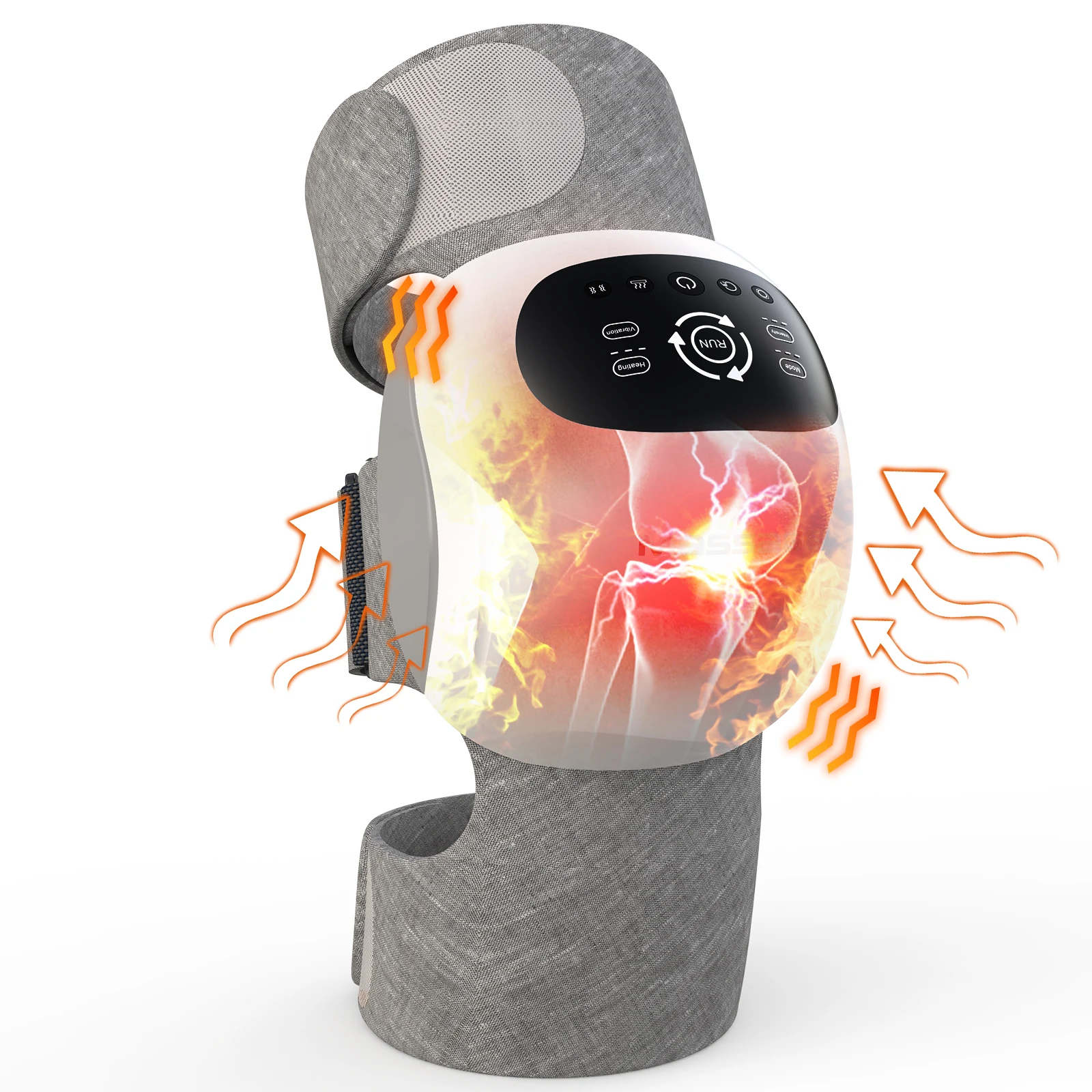 Knee Massager Red Light Therapy Device Heat High Frequency Vibration 3 Airbag 3 Level 3D Wrap for Muscle Pain Relief Relaxing