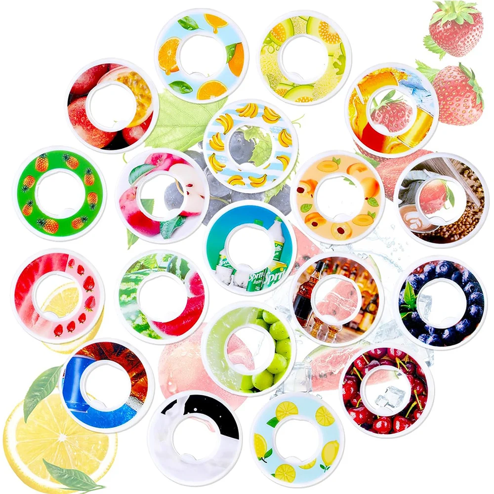 1pcs Air Flavor Pods Water Bottle Flavor Caps Fruit Scent Pods for Water Bottles Sports Water Cup Rings Outdoor Sport