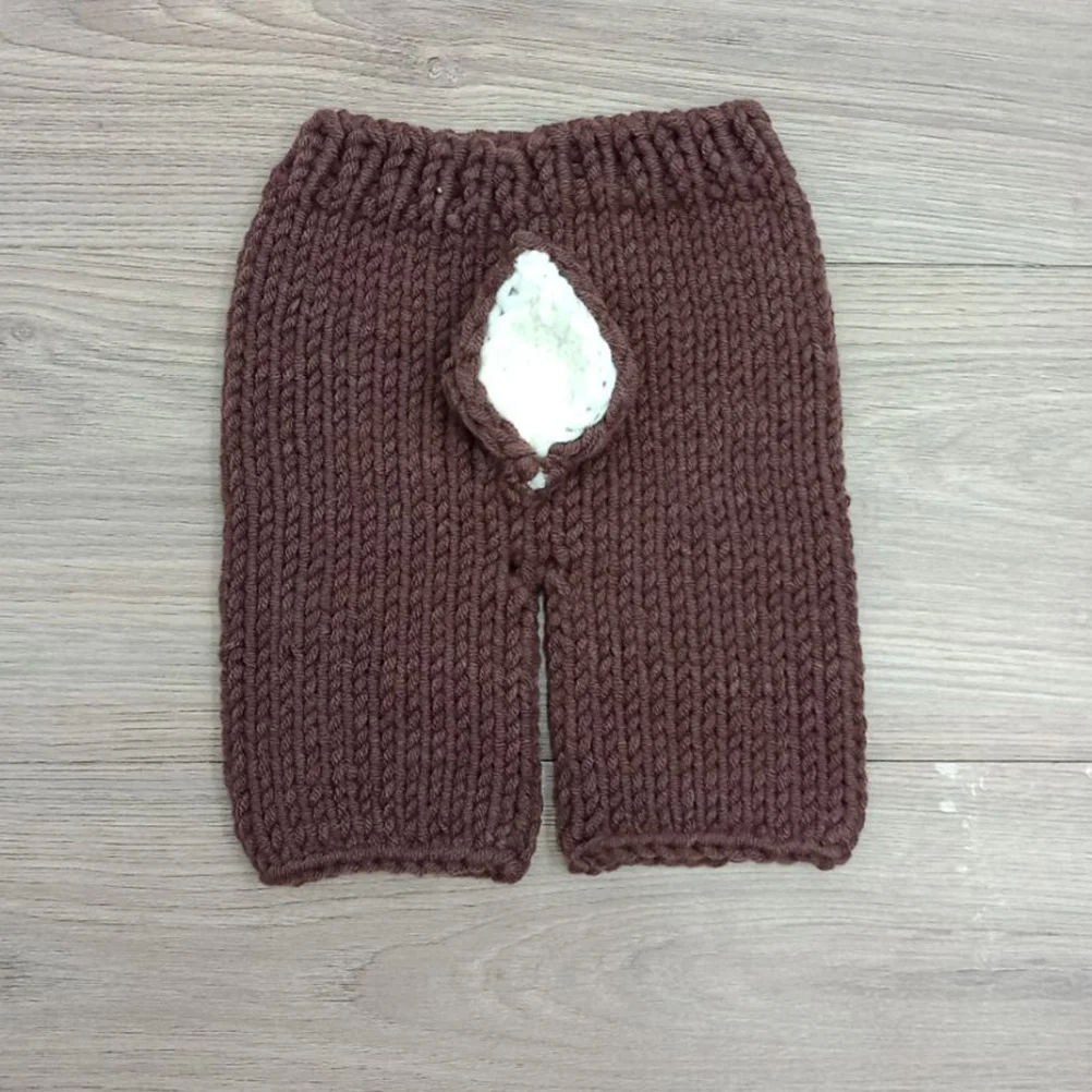 Accessoires de photographie pour nouveau-nés, vêtements pour bébé, tenue en tricot de cerf de dessin animé, pull pour bébé de 0 à 1 mois, tenue confortable pour séance Photo