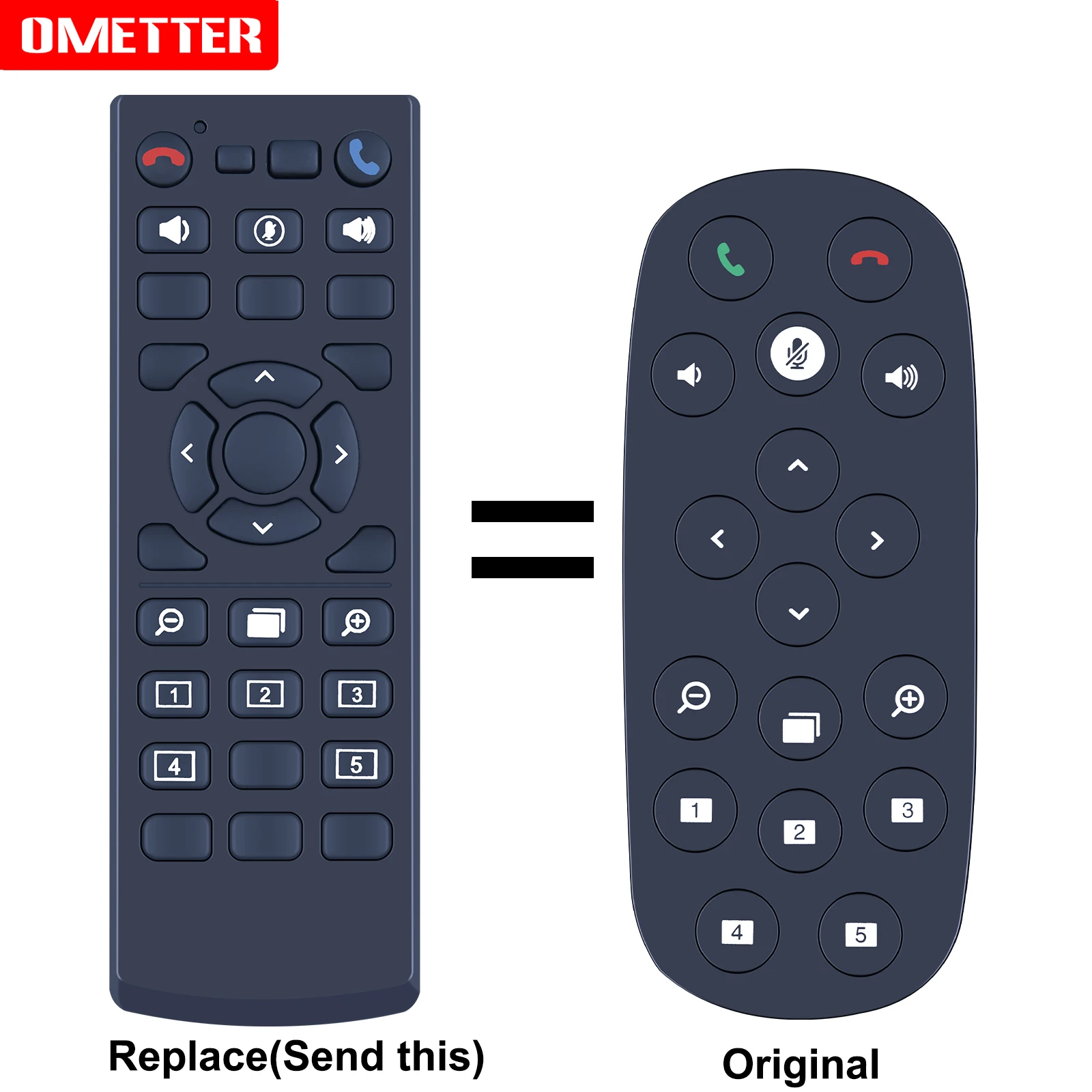 جهاز تحكم عن بعد بديل جديد لـ Logitech 993- 001142   كاميرا ويب للمؤتمرات الجماعية CC3000 CC3500E