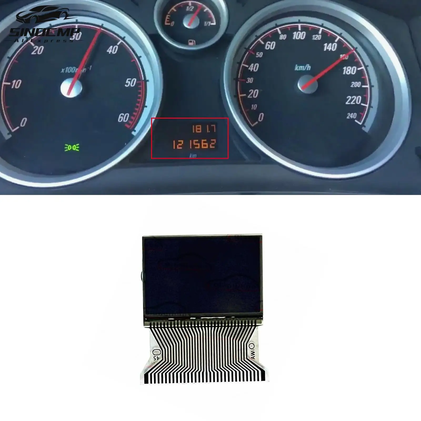 

Dashboard LCD Display Screen 13216684 13172028 13267536 13216682 13172012 13216683 For Opel Vauxhall Holden Chevrolet Saturn