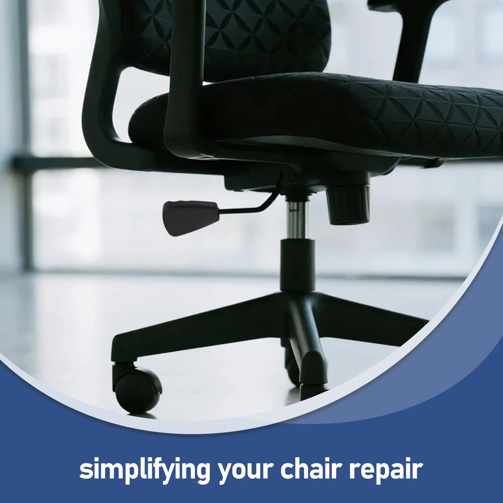 12Pcs Universal Office Chair Tilt Mechanism Replacement Ergonomic Height Adjustment Lever Gaming Chair Repair Spare Parts Swivel
