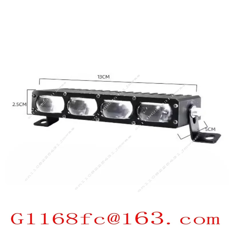 A Pair of Hidden LED Lights on The Grille for Road Paving, Ultra-thin for Automobiles, Trucks, and Off-road Vehicles