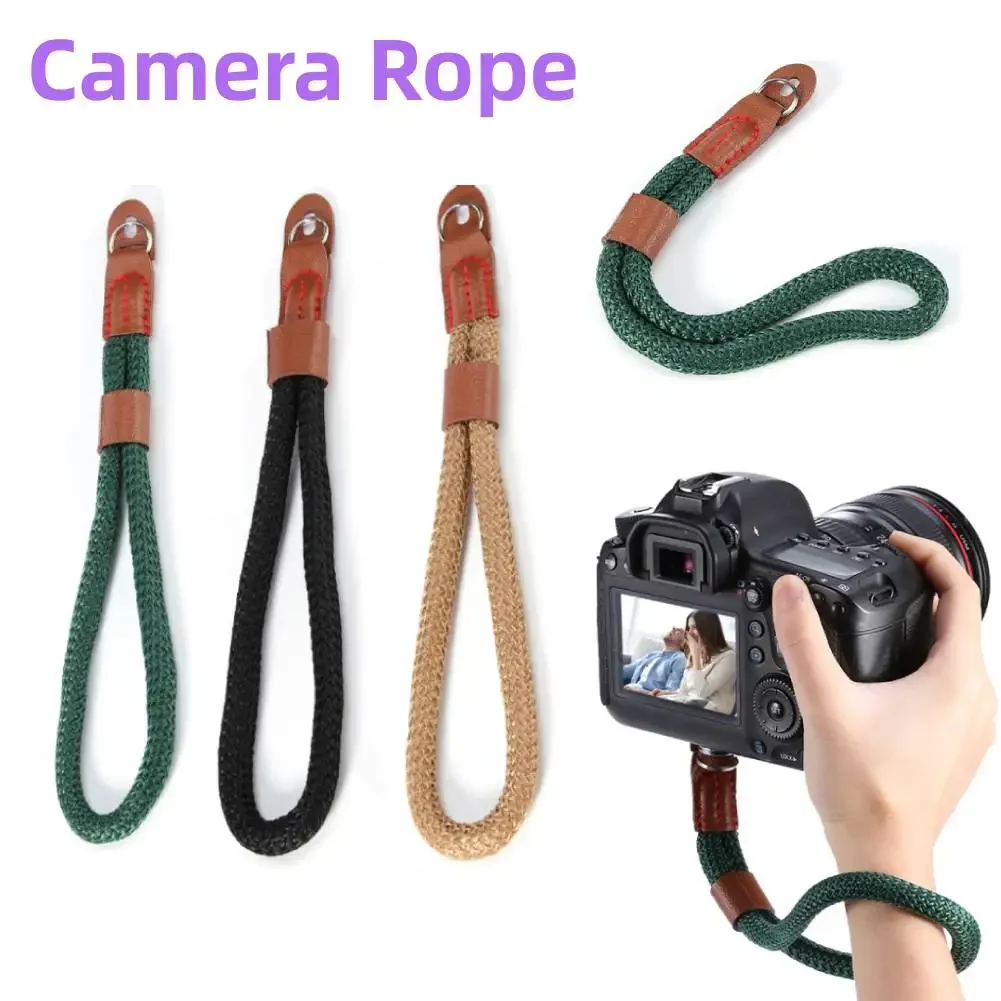 

Nylon Strap Rope Camera Hand Strap Adjustable Camera Wrist Band Lanyard with Safer Connector Hand Strap for Leica Digital Camera