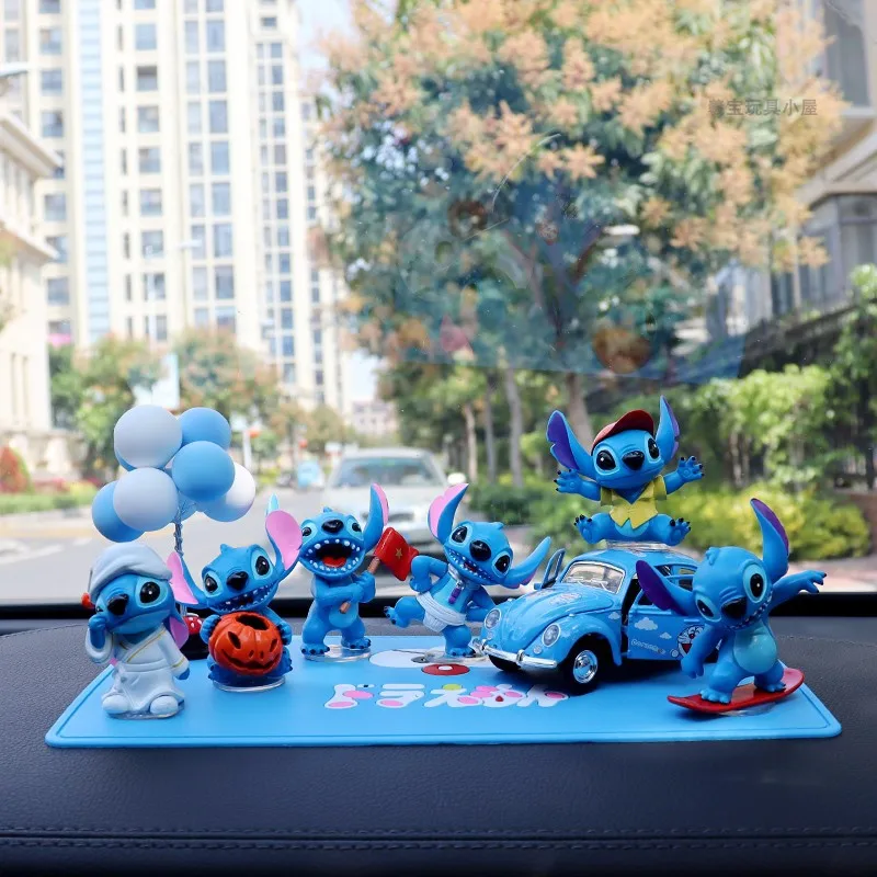 Cartoon Car Interior Accessories Pumpkin Stitch Balloon Creative Ornament Accessories Desktop Car Decor Cute Gift for Boys＆girls