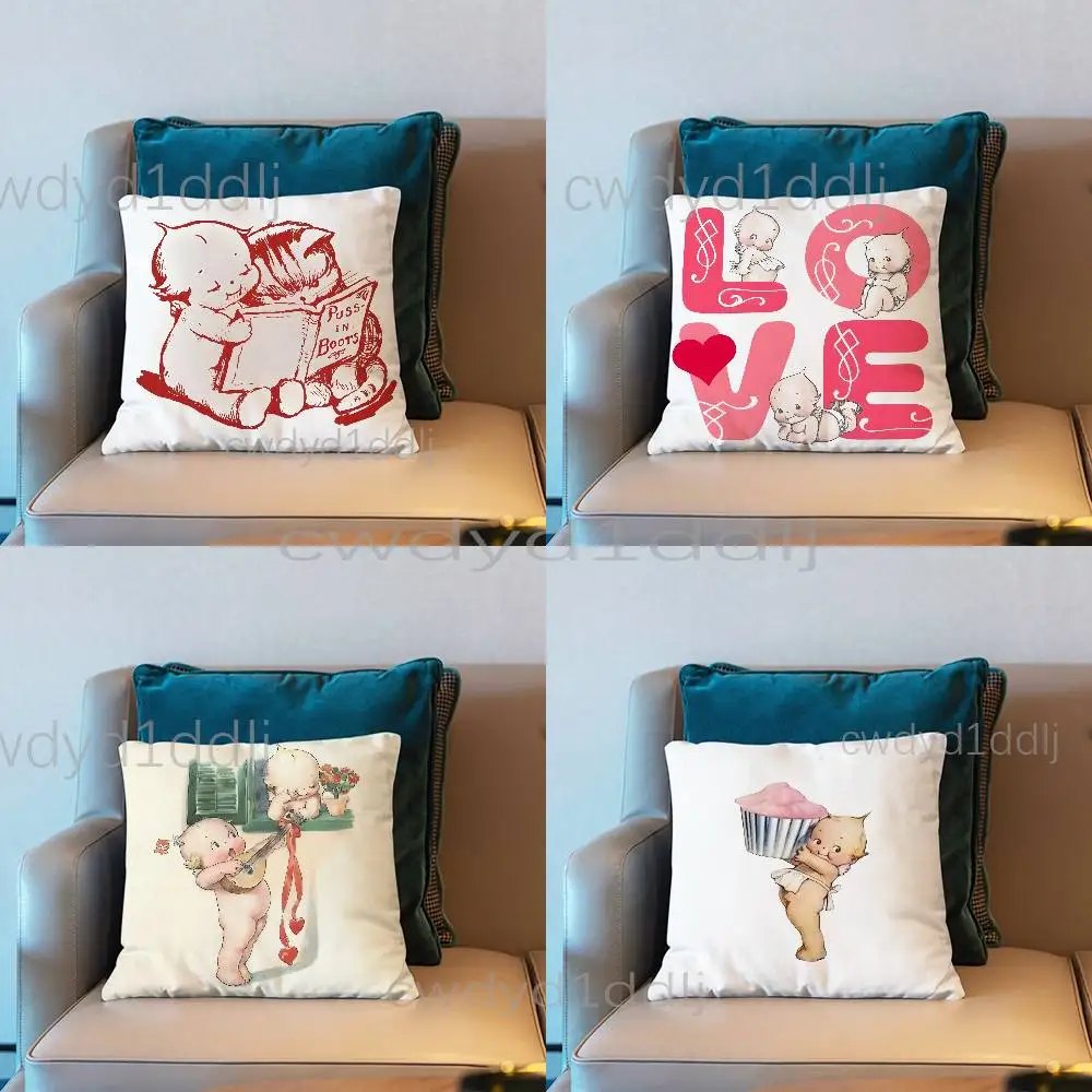 

K-Kewpie Baby Cute Pillowcases Cute Funny Pillow Case For Wedding Party Home Decor Comfy Pillow Cover