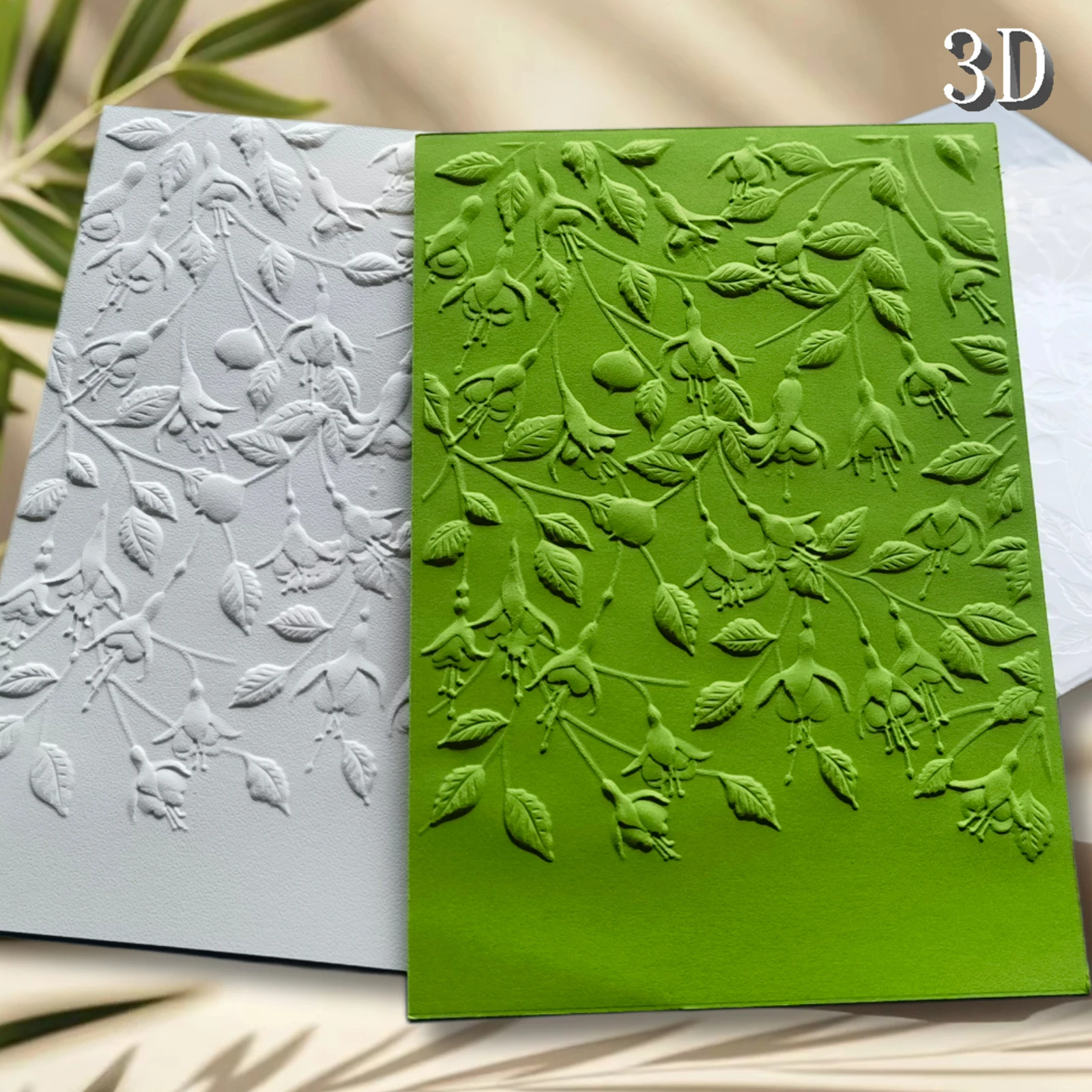 The best-selling 3D relief folder set of the 2025 new model is designed with a hanging flower theme, which can create complex te