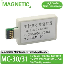 MC-30 MC-31 Maintenance Tank Chip Resetter for Canon TM-200 TM-205 TM-300 TM-305 GP-200 GP-300 TA-20 TA-30 TX5200 TX5300 TX5400