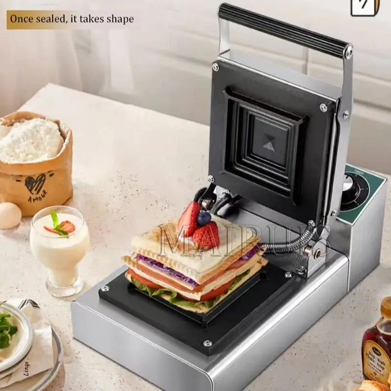 Electric Sandwich Maker Breakfast Baking Machine Egg Omelette Cooker Grill Pan Double-Side Bread Pressure Toaster Ligh Food Oven