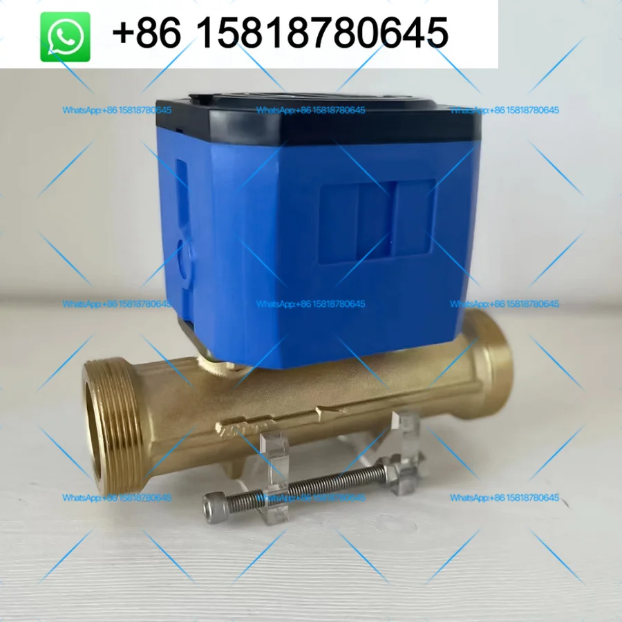 ASW-1 Ultrasonic Liquid Flow Meter RS485/USART Small Diameter DN15-40mm Threaded Connection Copper Pipe Smart Watermeter