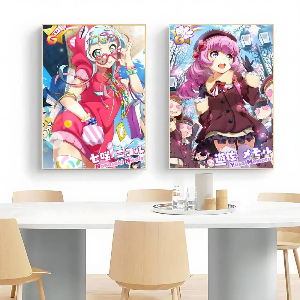 Rhythm Idol Game T-Tokyo 7th Sisters Poster Wall Art Print Decorative Mural Home Decor Gift Unframed