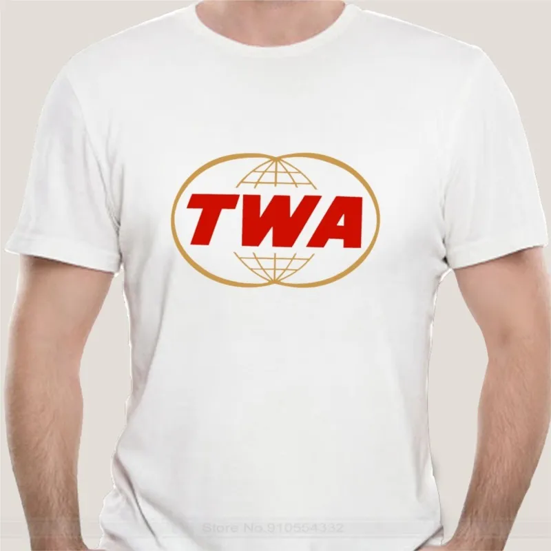 TWA TRANS AIRWAYS BA AIRLINES RETRO AEROPLANE BOAC PAN AM T SHIRT fashion t-sdhirt men cotton brand teeshirt