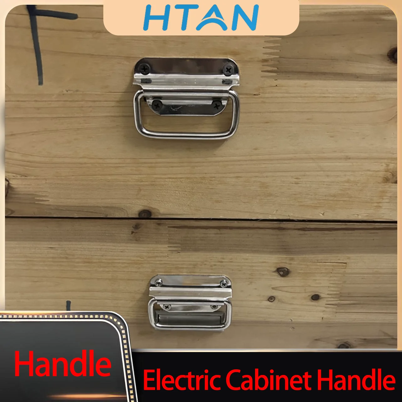 

5pcs Thickened Stainless Steel Folding Handle Durable Movable Toolbox for Industrial Electrical Automation Equipment