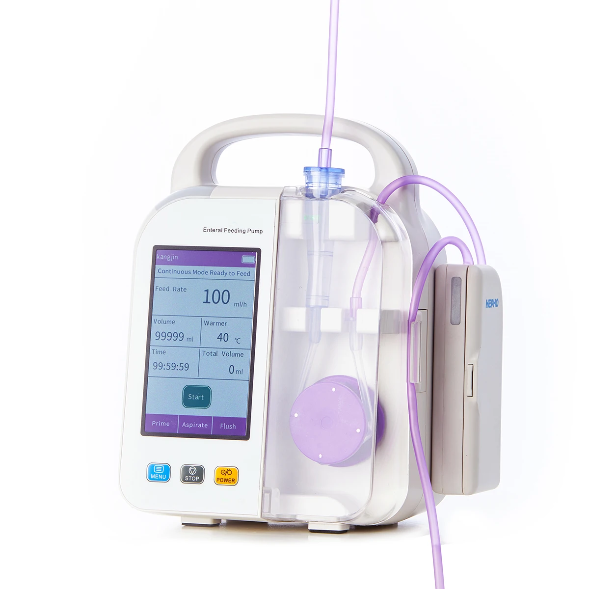 ICU Nutrition Pump Enteral Feeding Mini Syringe Infusion with Warmer for Hospital