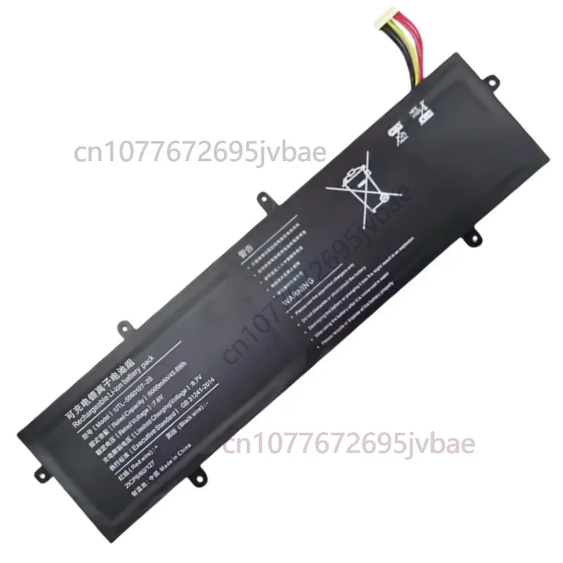 New U5060127PV-2S1P UTL-5960127-2S 7.6V 45.6Wh 6000mAh Laptop Battery For Jumper JNC13 EZbook S5 Pro 12512 12128 Netbook