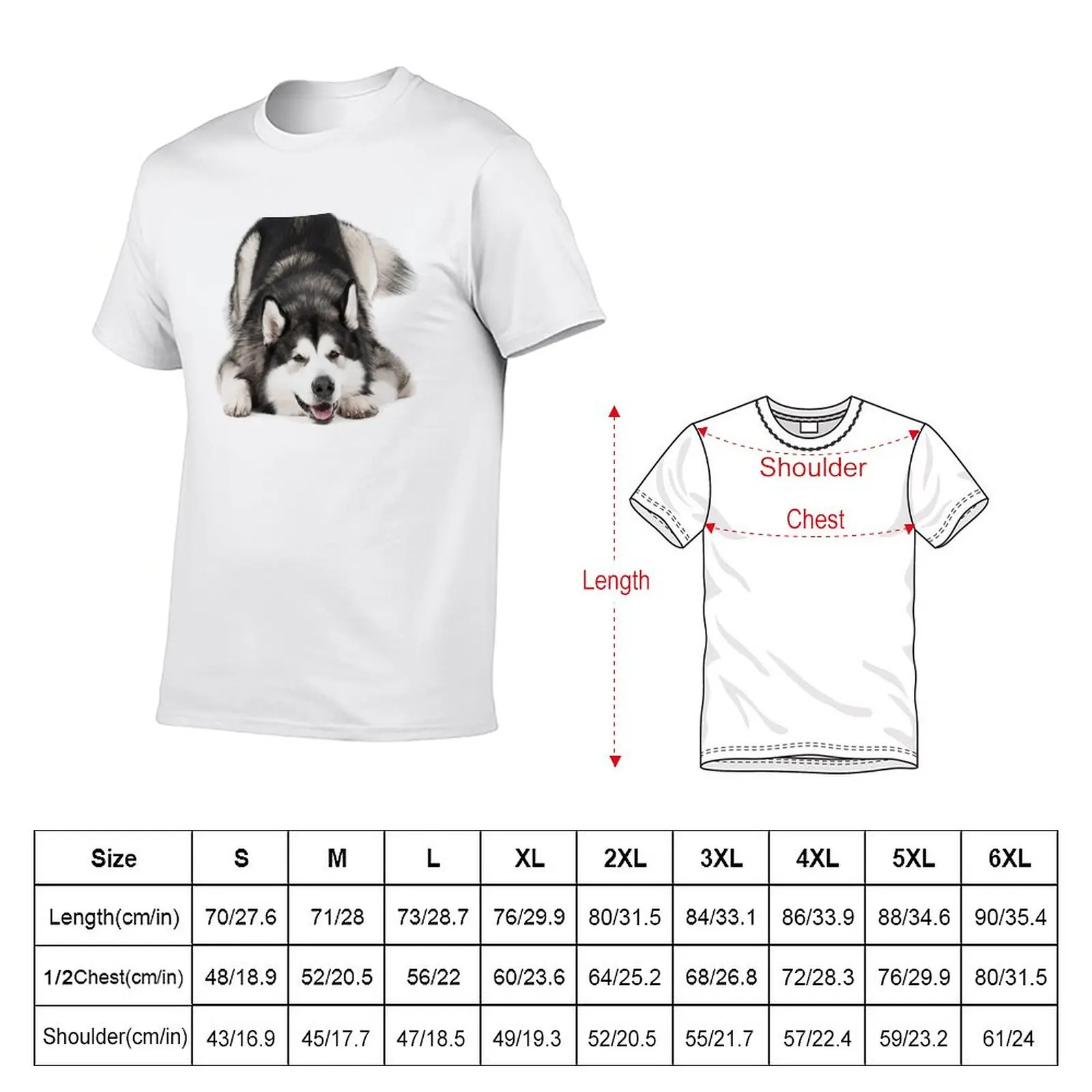 New Alaskan Malamute T-Shirt oversized t shirts cute clothes clothes for men