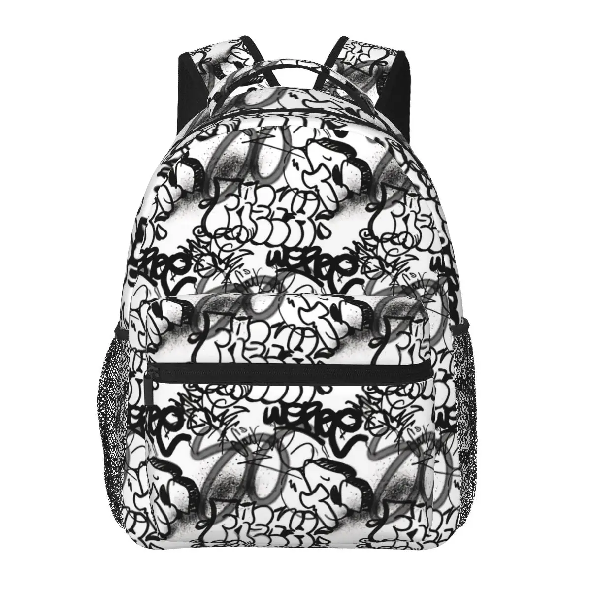 

Graffiti Street Art Seamless Pattern Backpack for Girls Boys Travel Rucksack Backpacks for Teenage