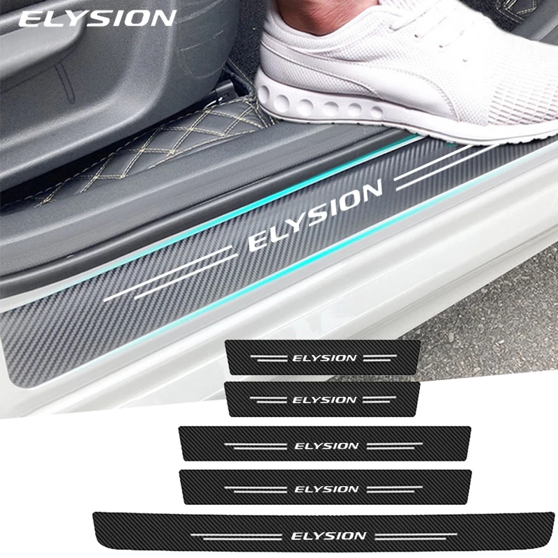 Car Door Sill Tirm Film Decals for ELYSION Trunk Bumper Strips Front Rear Doors Anti Scratch Stickers Wear-resistant For Honda